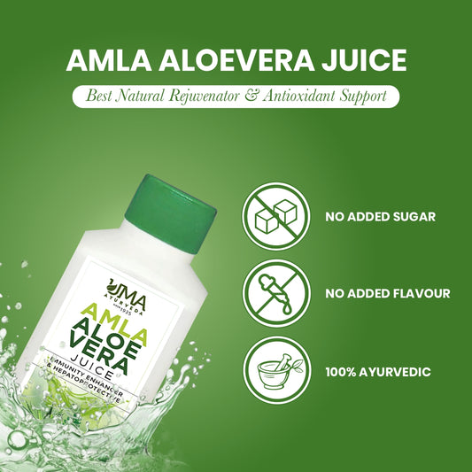 Amla Aloe Vera Juice | Hair, Skin, Immunity & Digestion | 1L