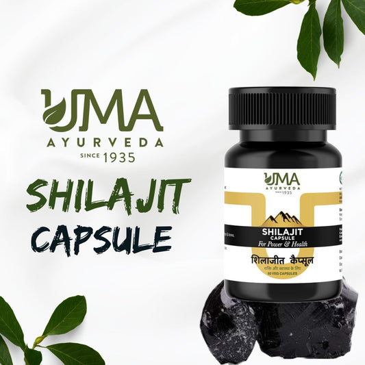 Uma Ayurveda Shilajit Capsule For Vitality and Strength