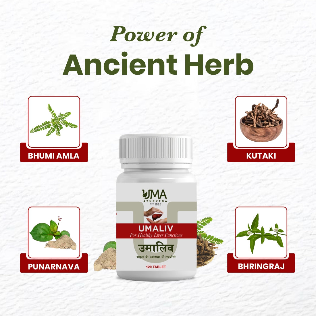 Umaliv Tablet | For Fatty Liver & Weak Liver Function | 120 Tab