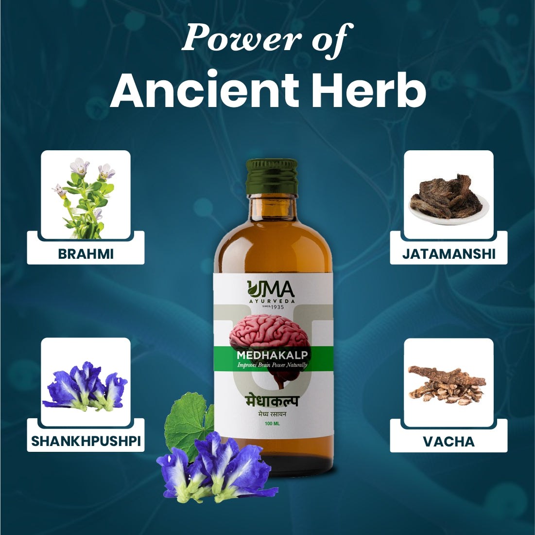 Medhakalp Syrup | Natural Support for Brain & Memory | 200 ML
