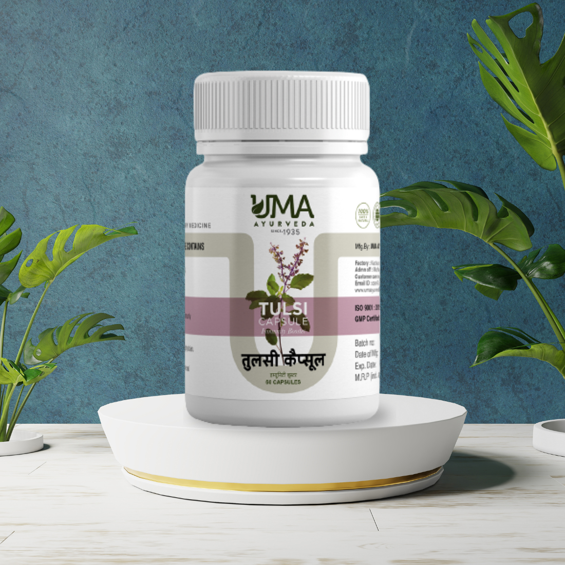 Ayurvedic Tulsi Capsule For Cold, Cough