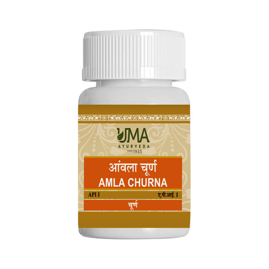 Uma Ayurveda Amla Churna useful in Pittaja Vikara and General Weakness