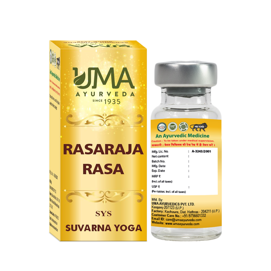 Rasaraja Rasa Ayurvedic Gold Tablet
