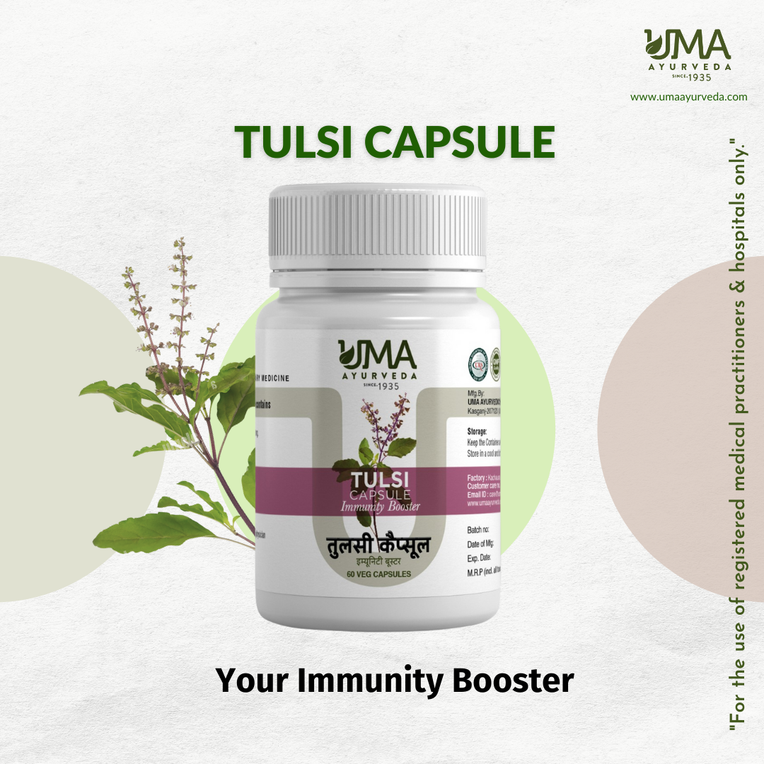 Ayurvedic Tulsi Capsule For Cold, Cough