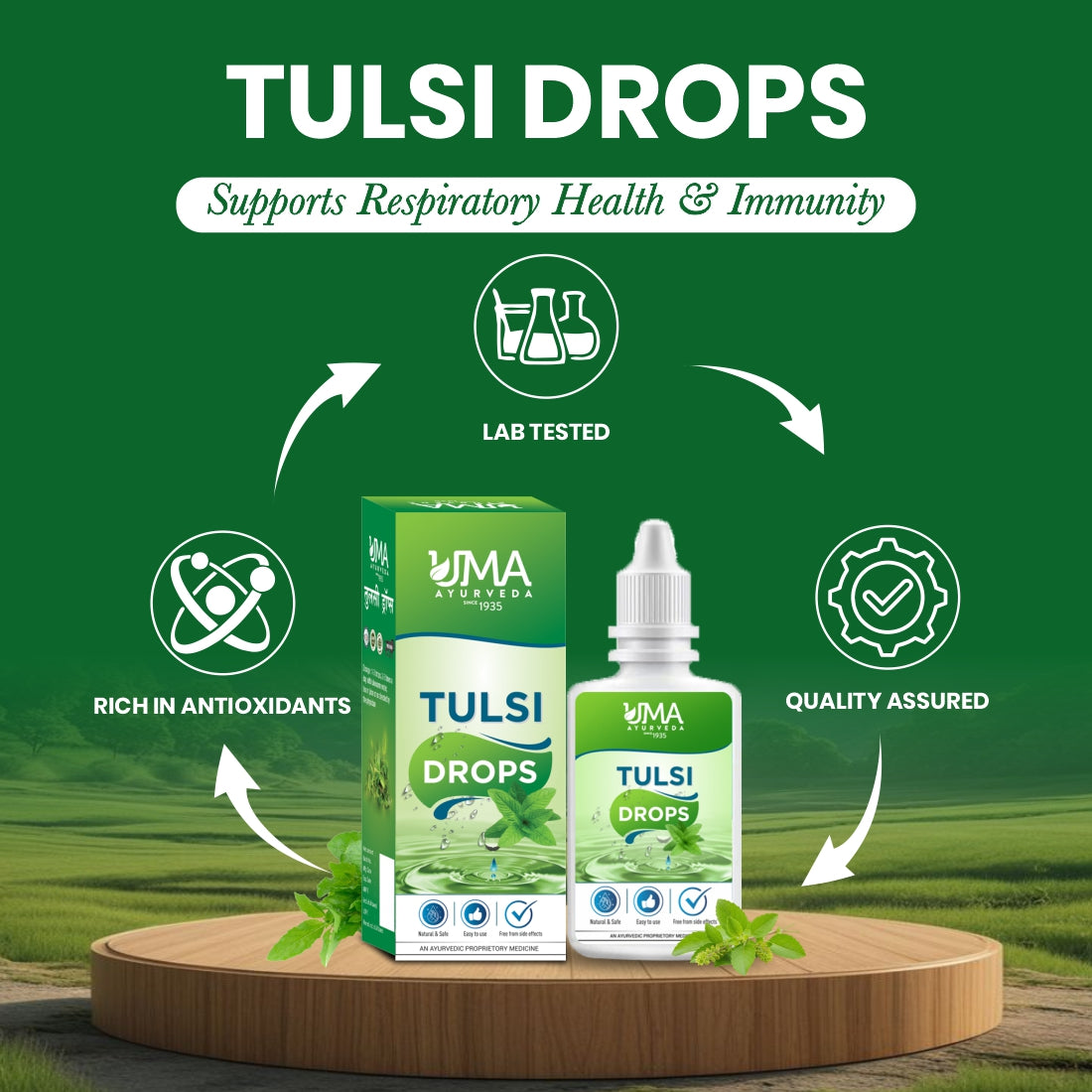 Tulsi Drops | Panch Tulsi | 30 ML