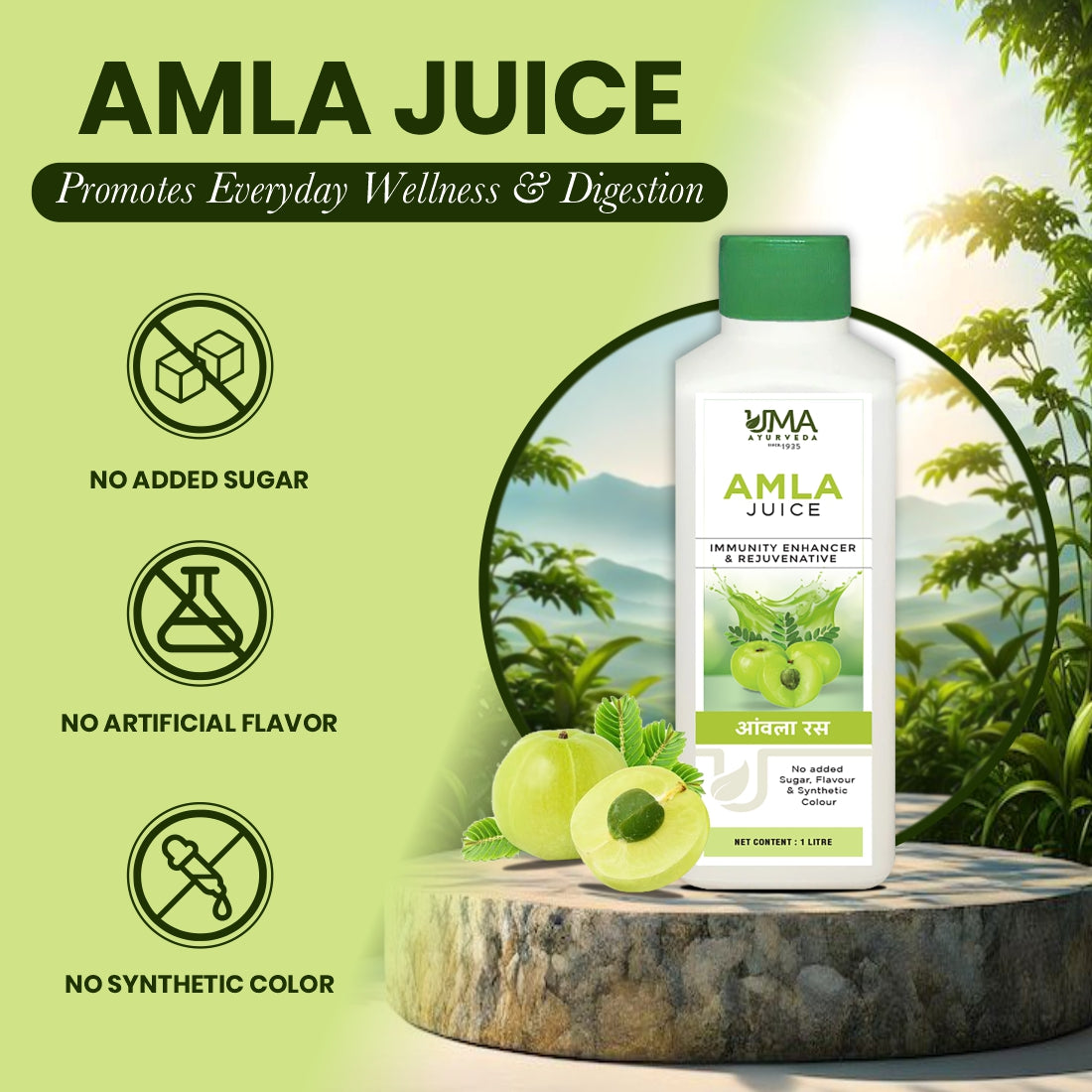 Amla Juice | Herbal Immunity & Antioxidant Support | 1L
