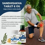 Sandhisakha Tablets & Oil Combo