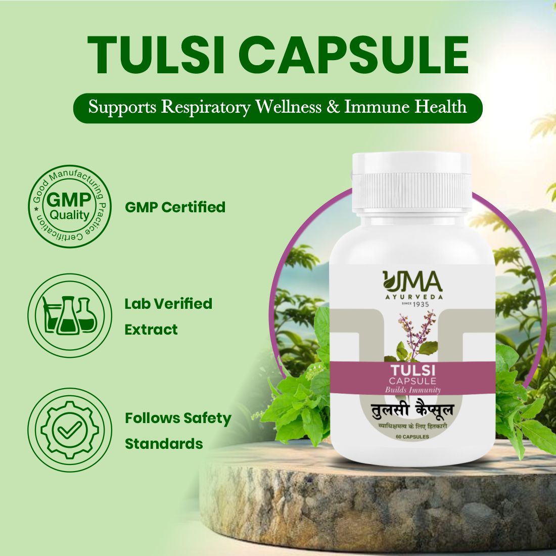 Tulsi Capsules | 60 Caps