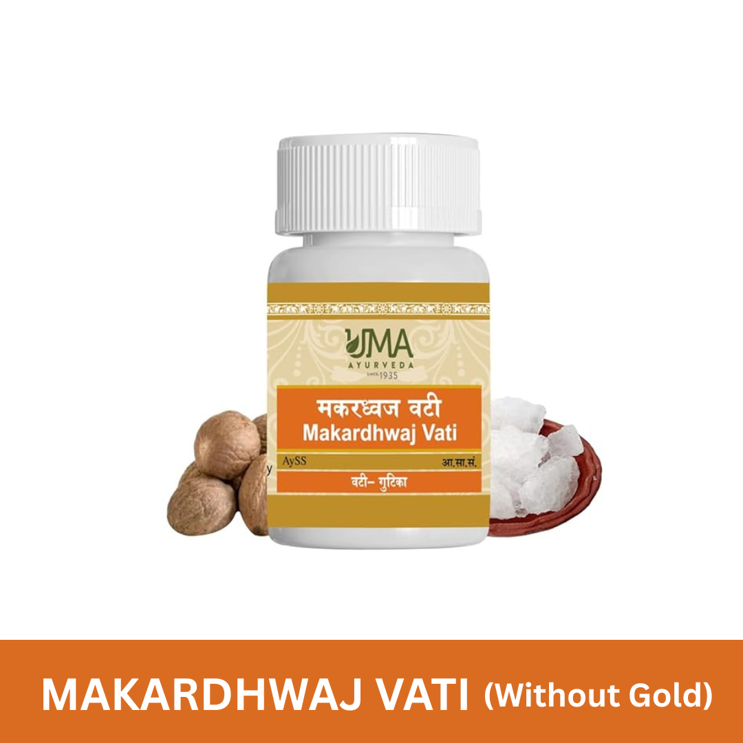 Makardhwaj Vati W/O Gold Tablets