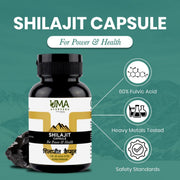 Shilajit Capsule | Pure Shilajit | 60 Tab