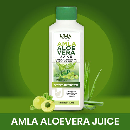 Amla Aloe Vera Juice | Hair, Skin, Immunity & Digestion | 1L