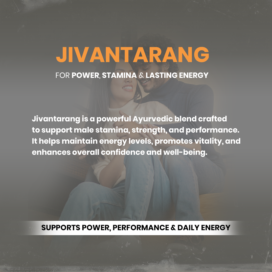 Jivantarang for Men | Stamina, Vigor & Lasting Energy | 15+ Powerful Herbs | 60 Tab