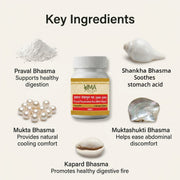 Uma Ayurveda Praval Panchamrit Ras with Pearl