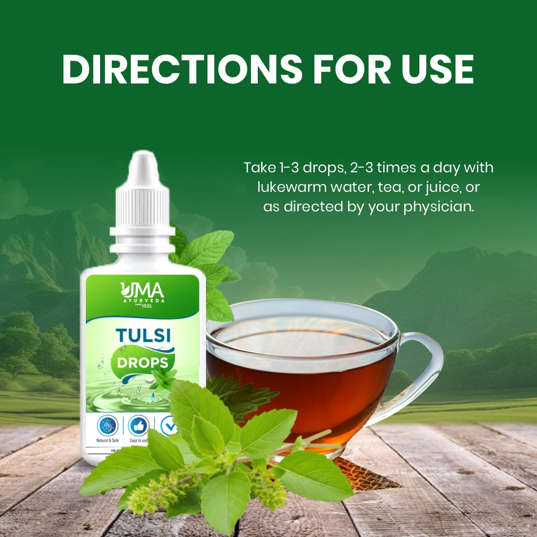 Tulsi Drops | Panch Tulsi | 30 ML
