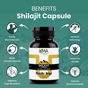 Shilajit Capsule | Pure Shilajit | 60 Tab