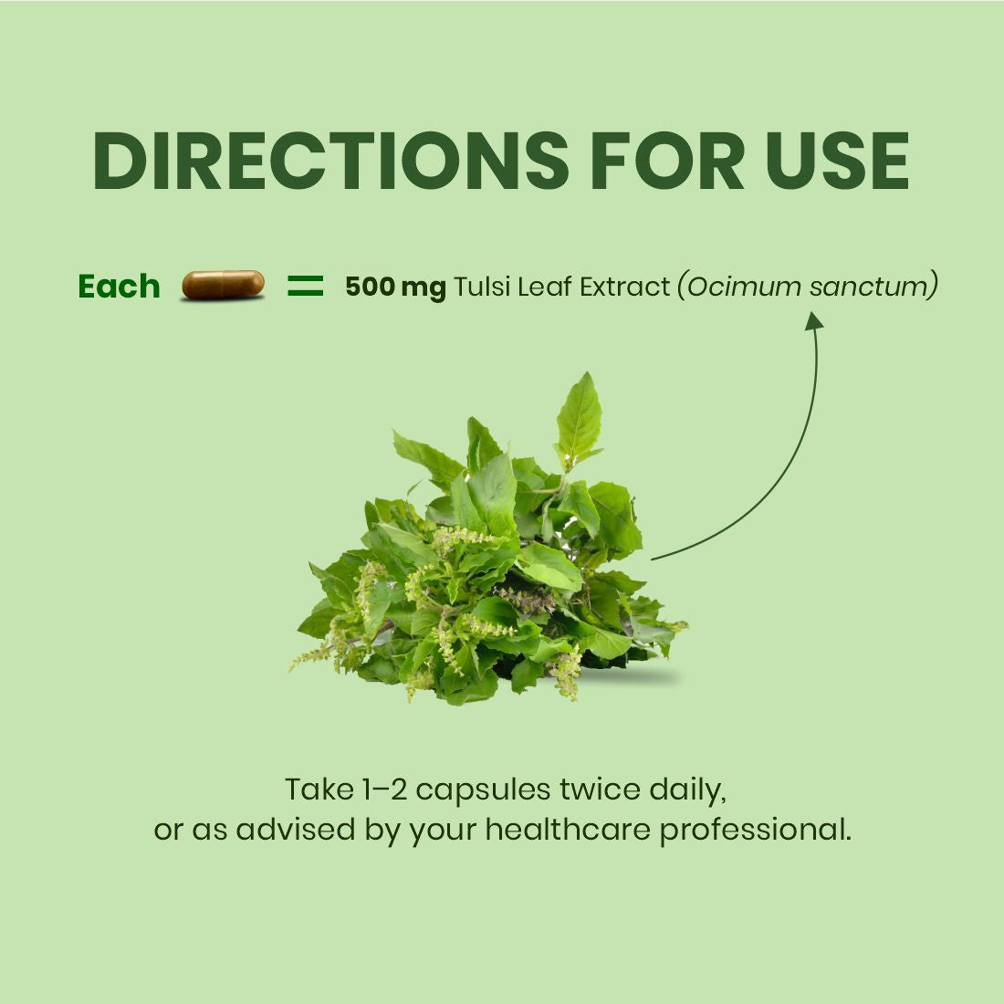 Tulsi Capsules | 60 Caps