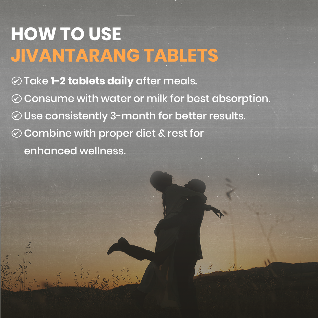Jivantarang for Men | Stamina, Vigor & Lasting Energy | 15+ Powerful Herbs | 60 Tab