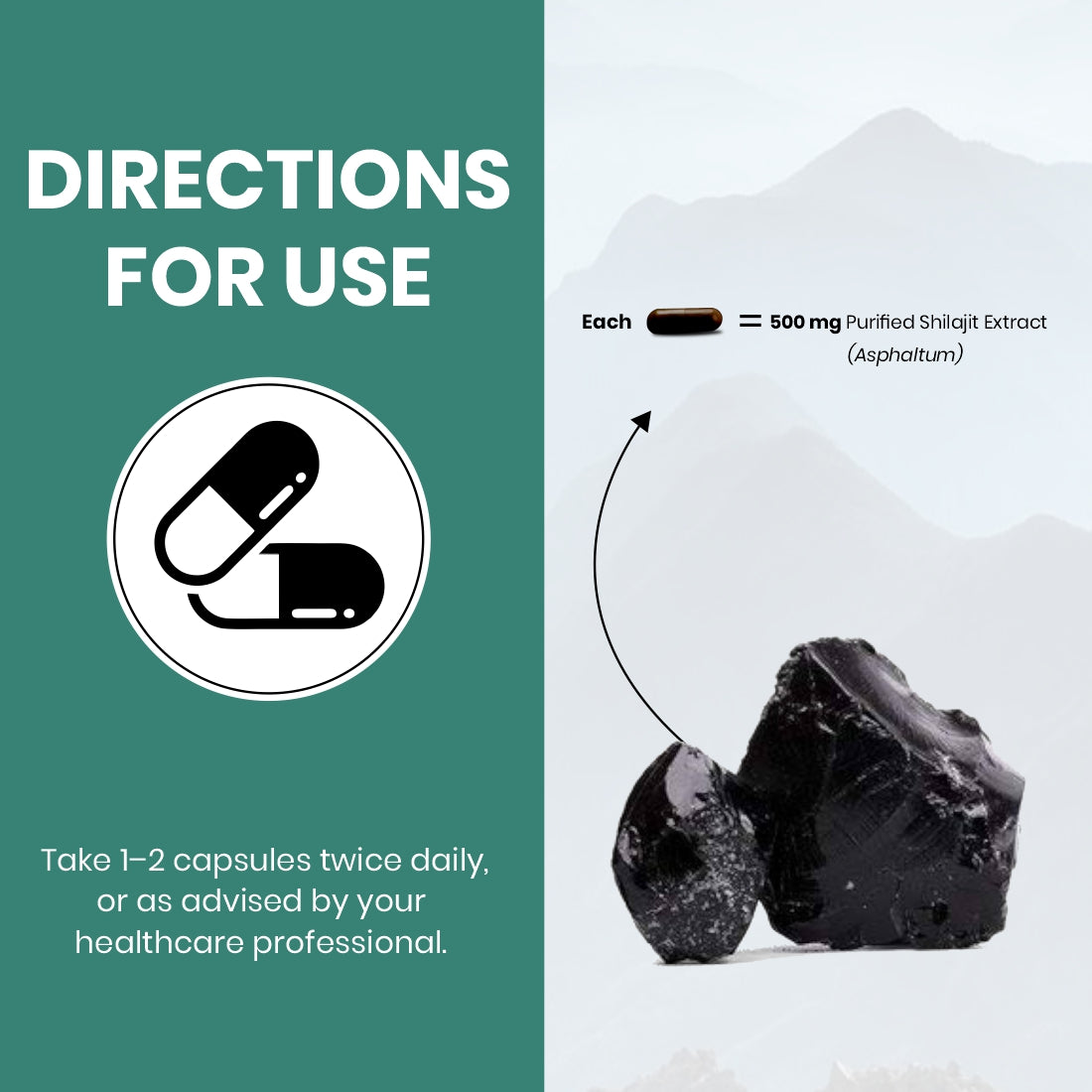 Uma Ayurveda Shilajit Capsule For Vitality and Strength