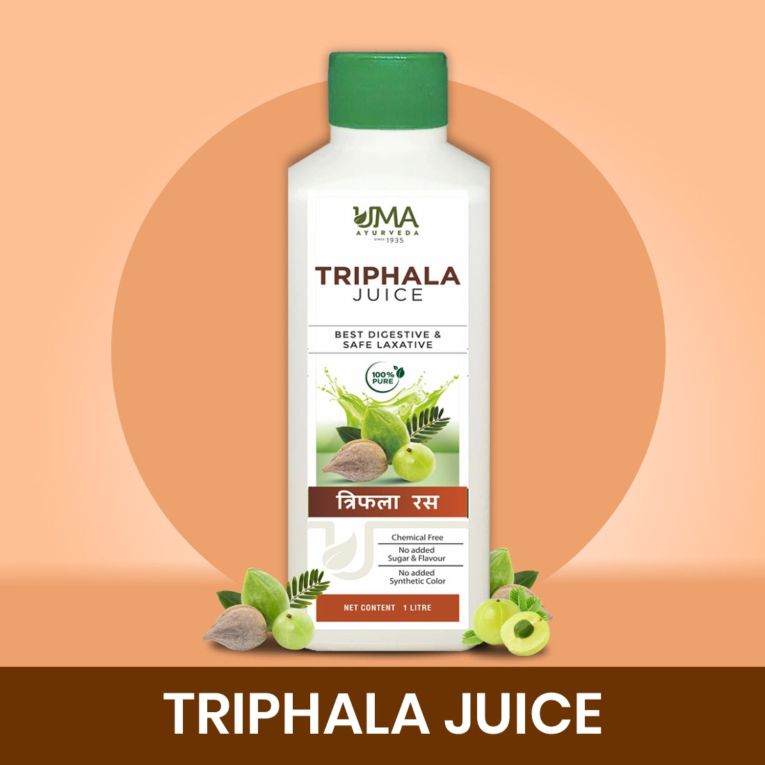 Triphala Juice | Natural Relief from Constipation & Digestive Discomfort | 1L