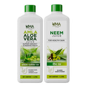 Amla Aloe Vera + Neem Juice Combo (Pack of 2)
