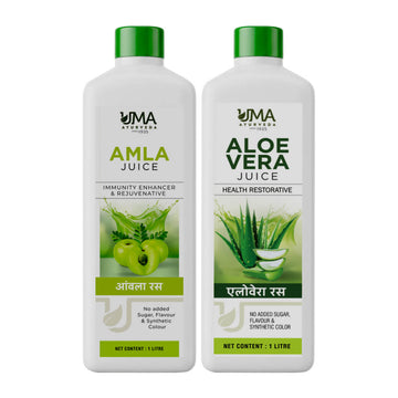 Amla + Aloe Vera Juice Combo (Pack of 2)