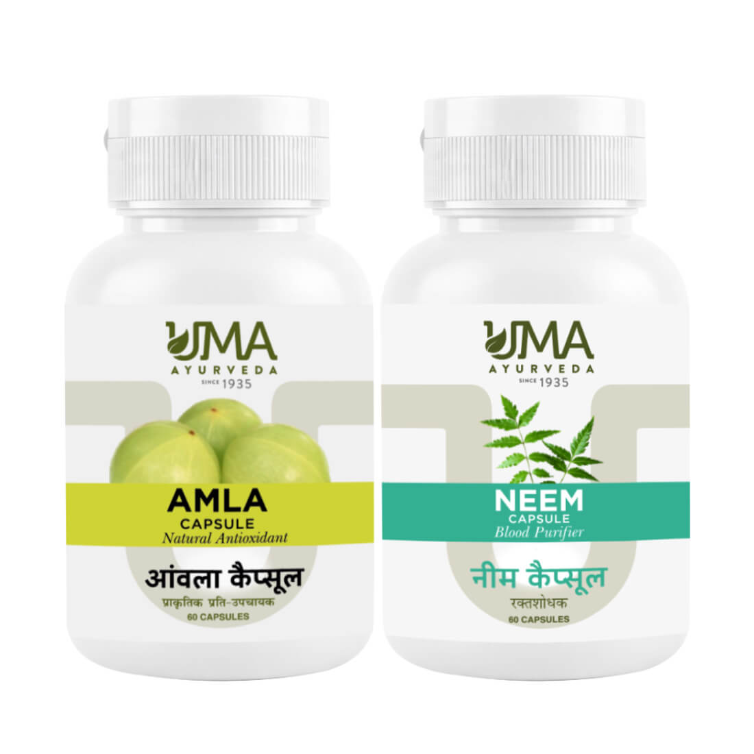Neem + Amla Capsule Combo (Pack of 2)