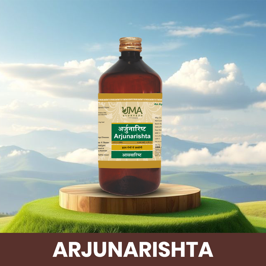 Arjunarishta Syrup | Heart Strength & Circulatory Support | 450 ml