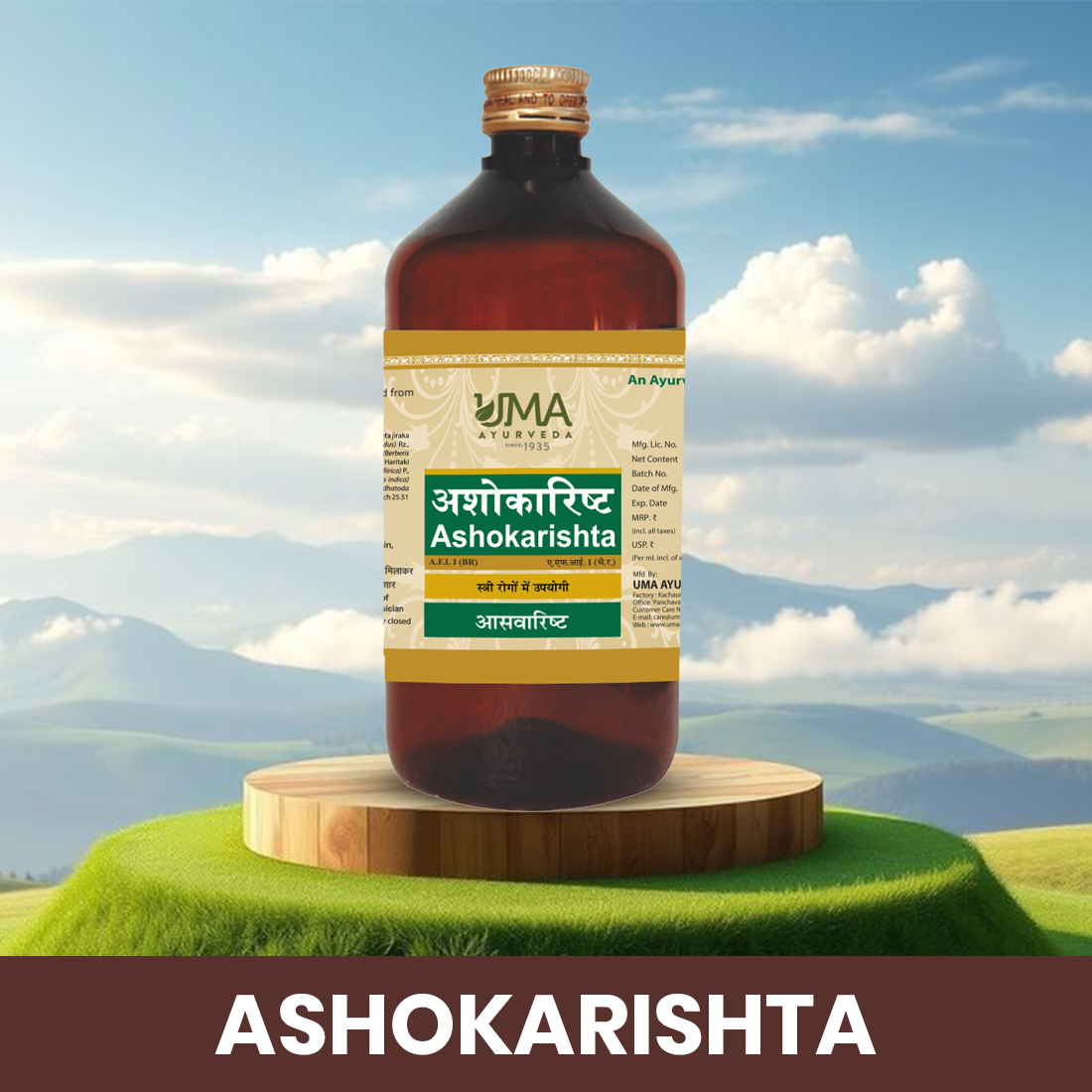 Ashokarishta Syrup | Classical Ayurvedic Wellness Formula | 450 ml