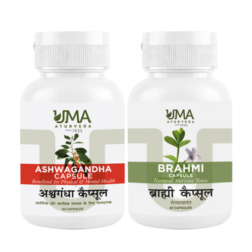 Ashwagandha + Brahmi Capsule | Combo (Pack of 2)