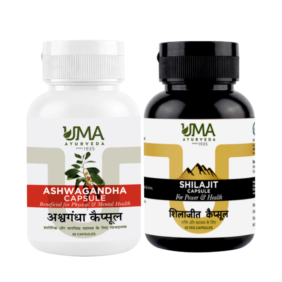 Ashwagandha + Shilajit Capsule | Combo (Pack of 2)