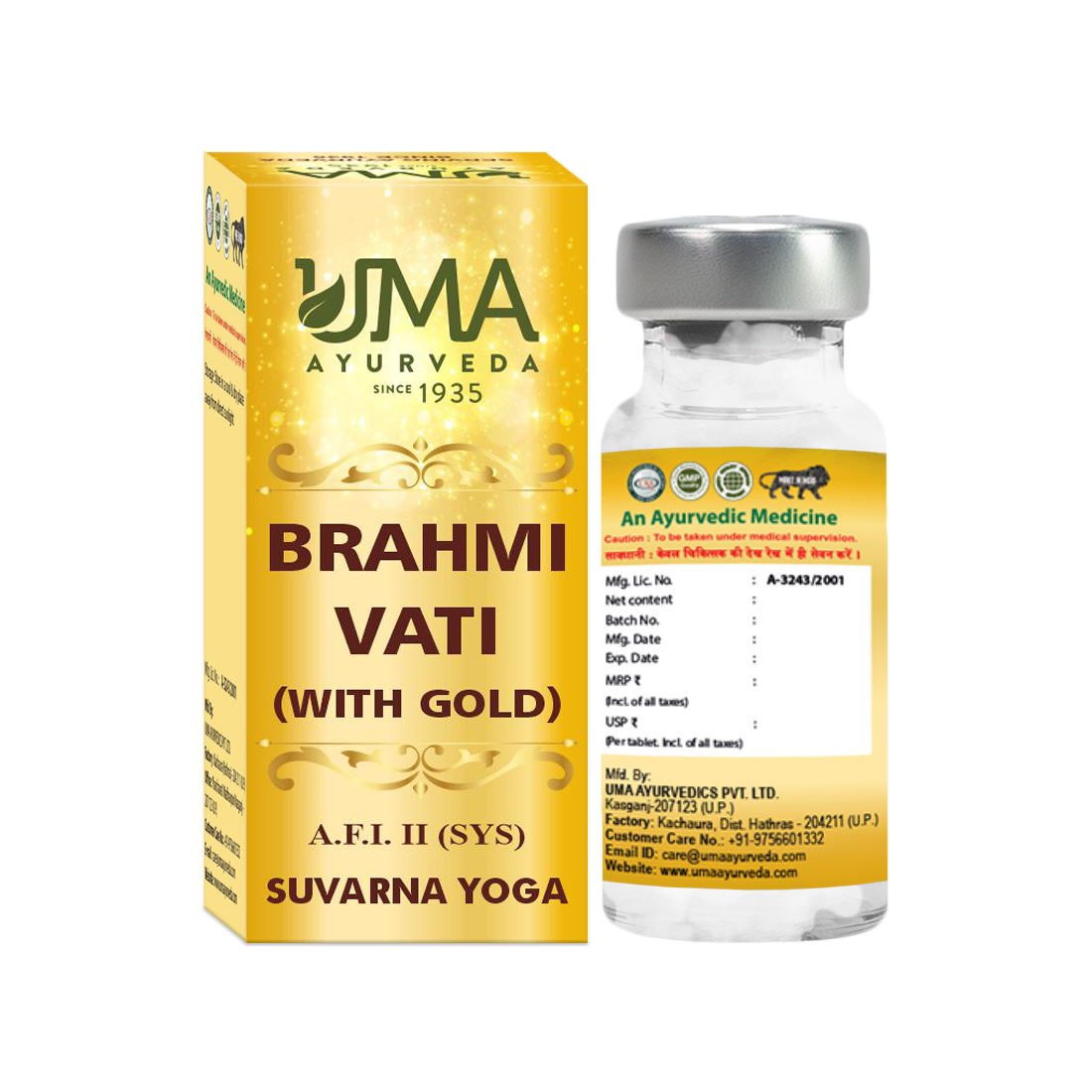 Brahmi Vati Gold Tablet