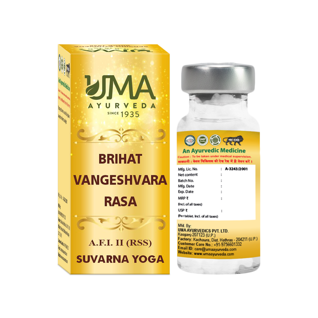 Brihat Vangeshvara Rasa tablets
