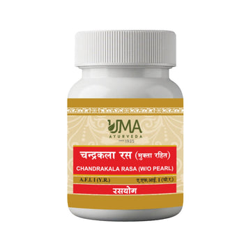 Uma Ayurveda Chandrakala Ras (W/O) Pearls Tablets