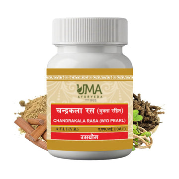 Uma Ayurveda Chandrakala Ras (W/O) Pearls Tablets