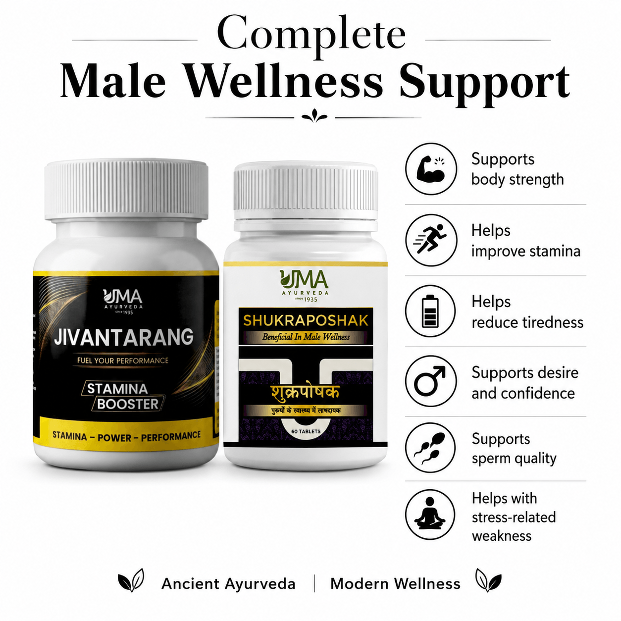 Jivantarang + Shukraposhak Tablets | Combo (Pack of 2)