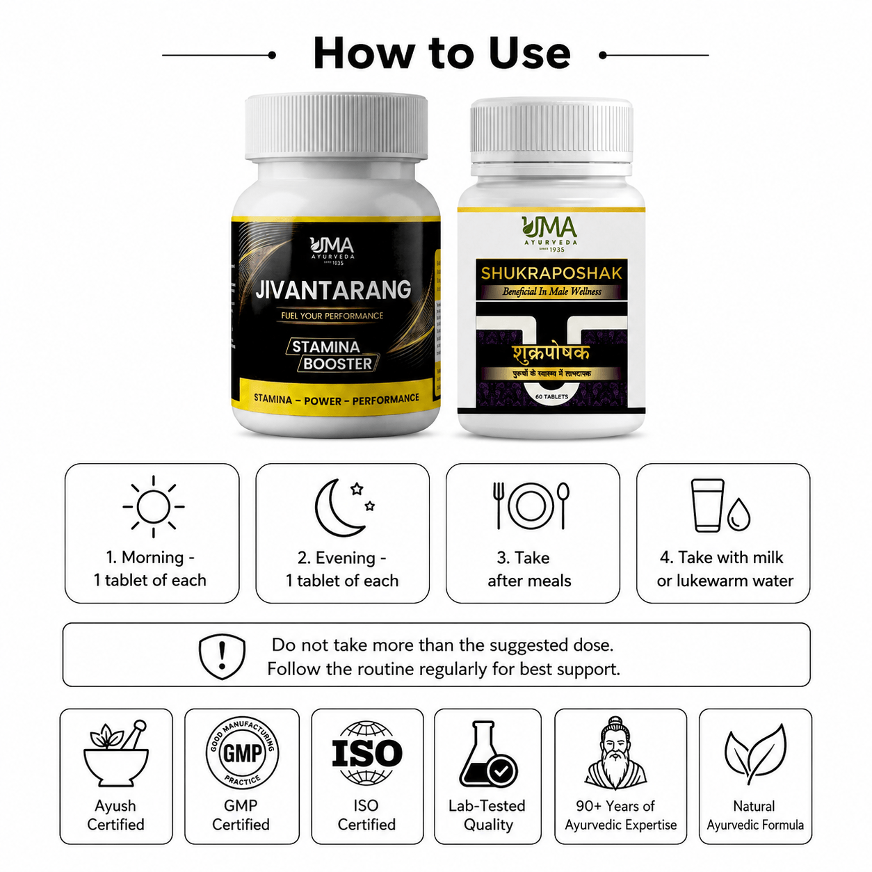 Jivantarang + Shukraposhak Tablets | Combo (Pack of 2)