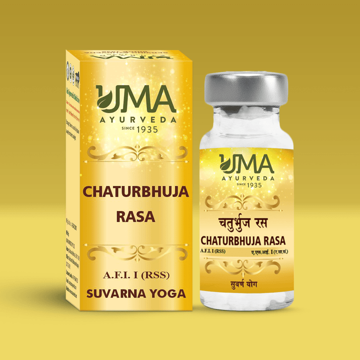 Chaturbhuja Rasa Ayurvedic Gold Tablet
