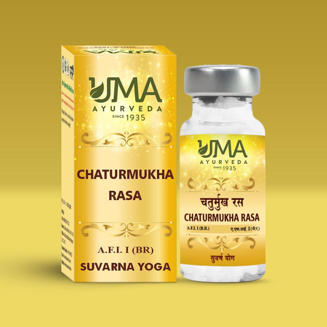 Chaturmukha Rasa Ayurvedic Gold Tablet For Hiccup , Diabetes