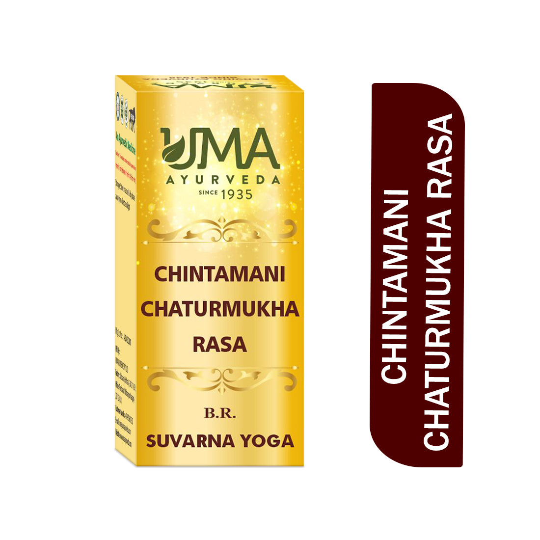 Chintamani Chaturmukha Rasa Ayurvedic Gold Tablet