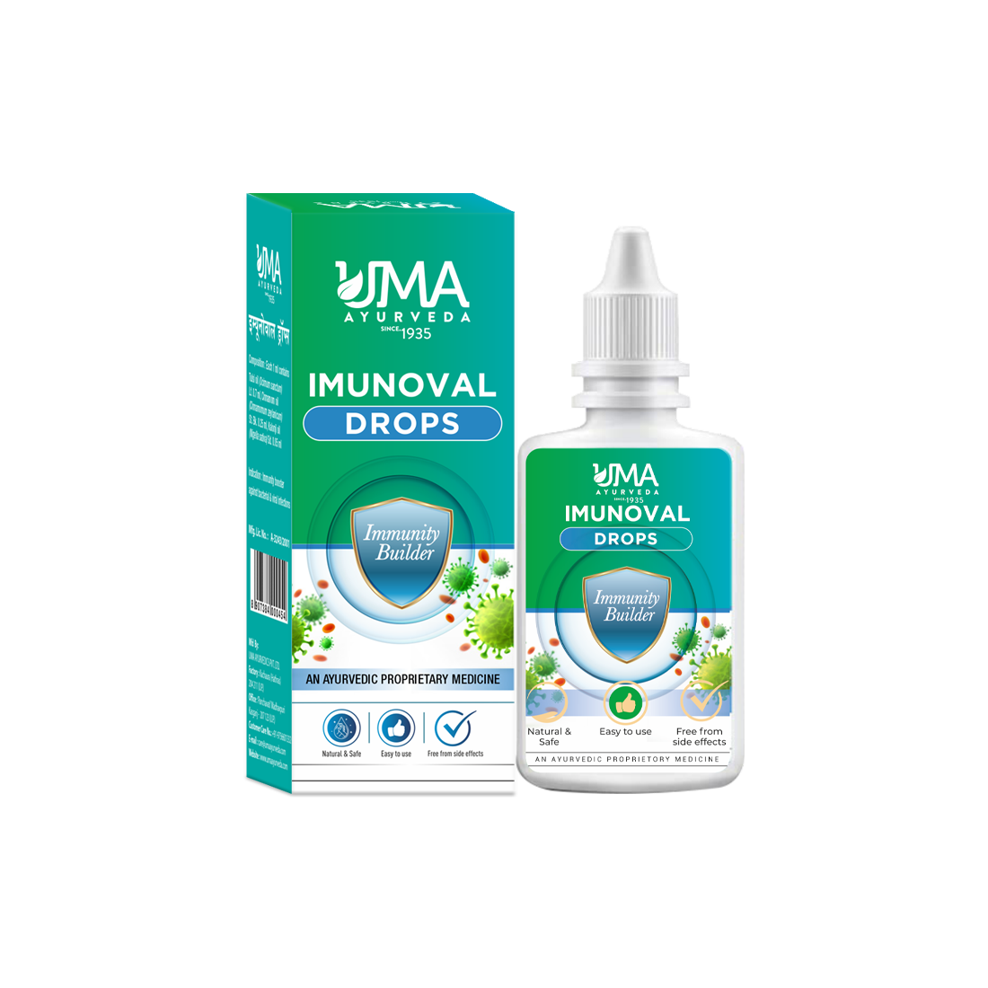 Imunoval Drops | Boosts Immunity | Fights Cold, Cough & Seasonal Changes | 30 ML