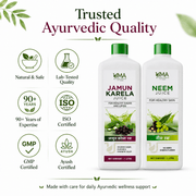 Jamun Karela + Neem Juice Combo