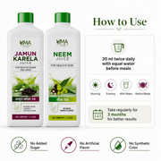 Jamun Karela + Neem Juice Combo
