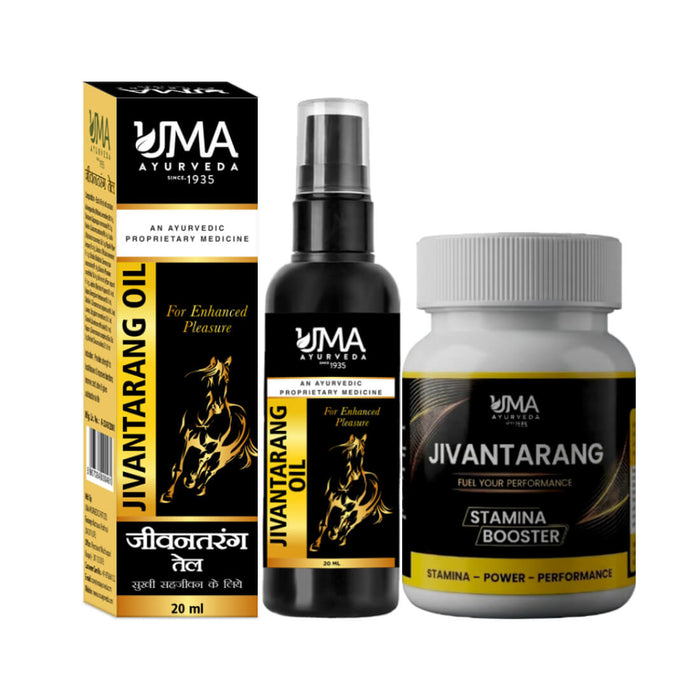 Jivantarang Performance Combo (Tablets + Massage Oil)