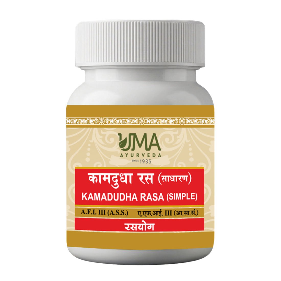 Uma Ayurveda Kamadudha Ras without Pearl