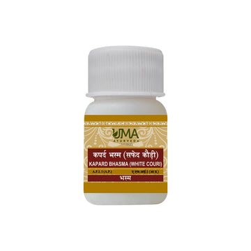 Uma Ayurveda Kapard Bhasma White Couri
