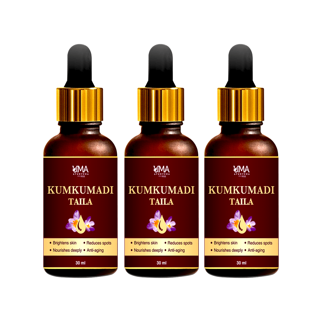 Kumkumadi Oil | Radiant Skin Care & Natural Glow Support | 30 ML