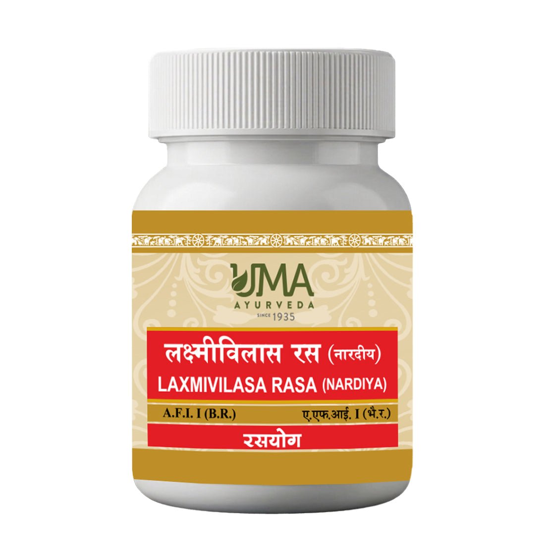 Uma Ayurveda Laxmivilas Ras (Nardiya) Tablets