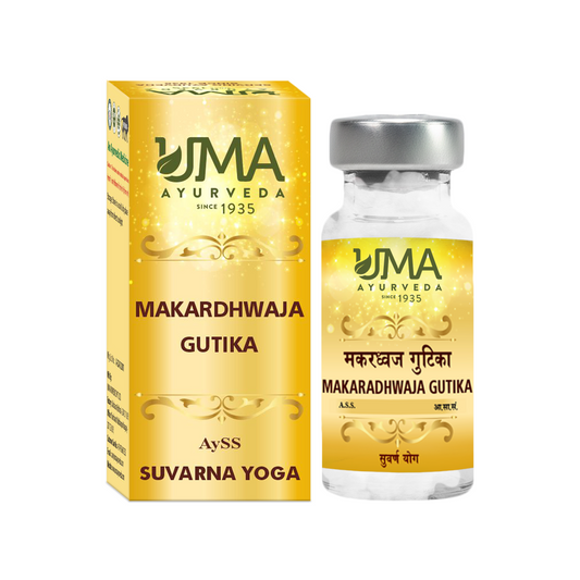 Makardhwaj Gutika with Gold | For Stamina and Long-lasting Vitality