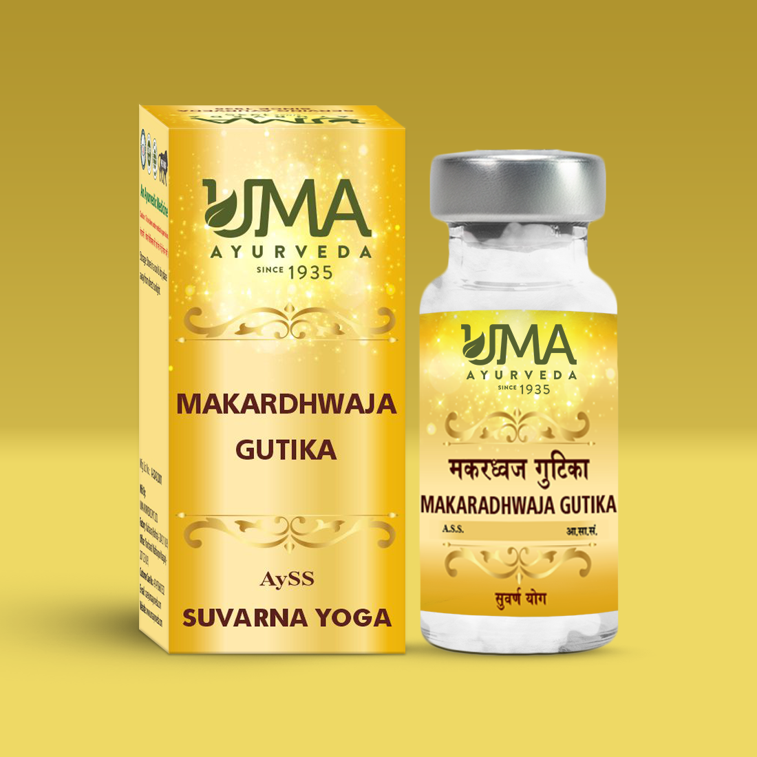 Makardhwaj Gutika with Gold Tablets