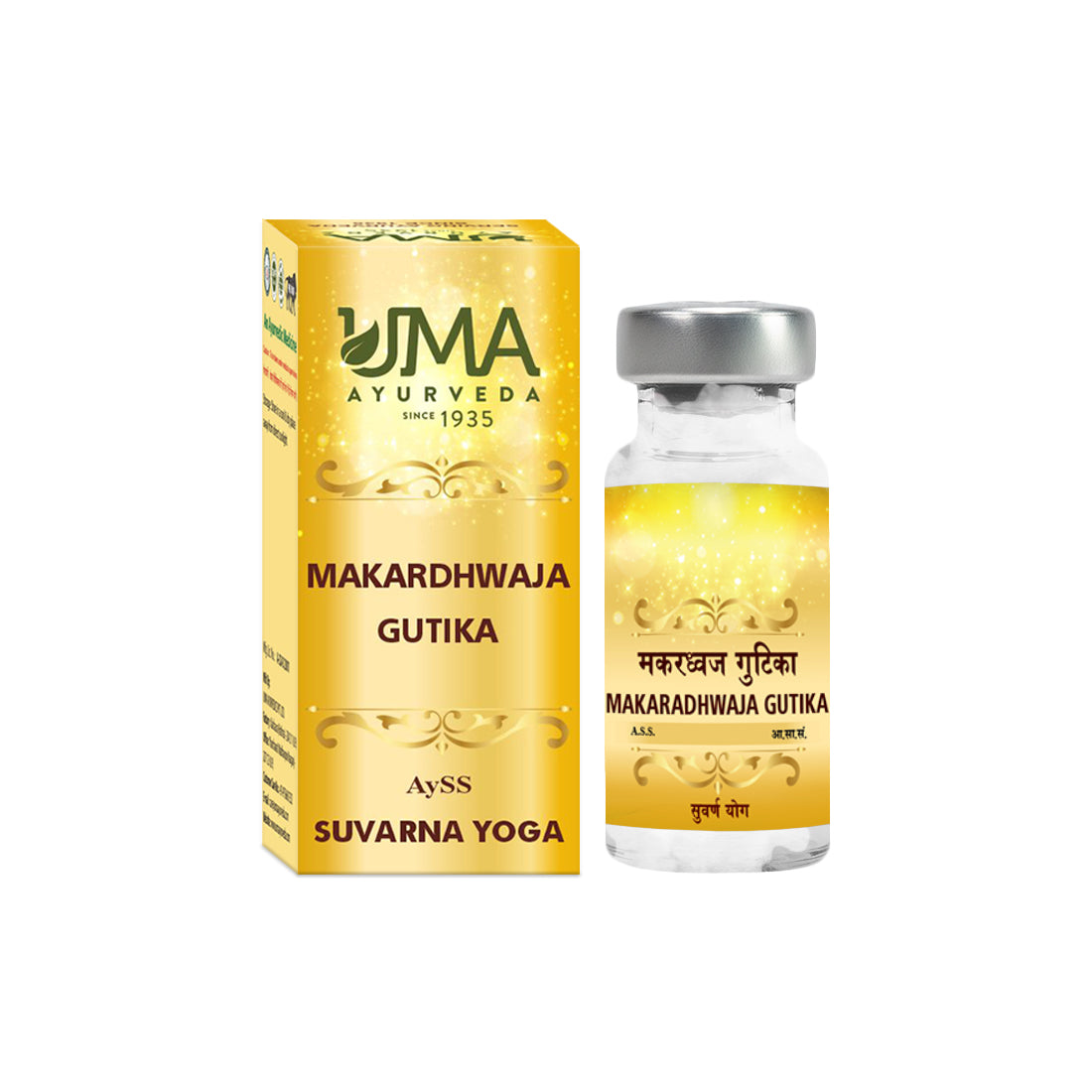 Makardhwaj Gutika with Gold Tablets